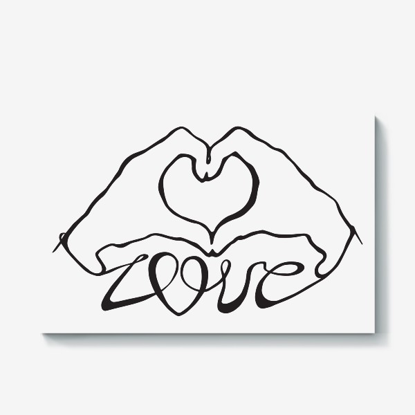 Холст «LOVE»