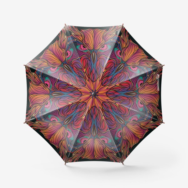 Зонт «Неоновый филин»