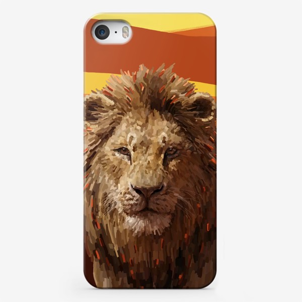Чехол iPhone «Царь Лев»