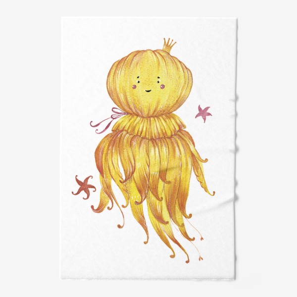 Полотенце «Жёлтая медуза»
