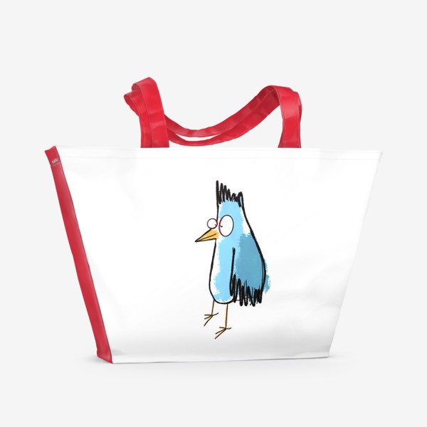 Пляжная сумка «Важная птица»