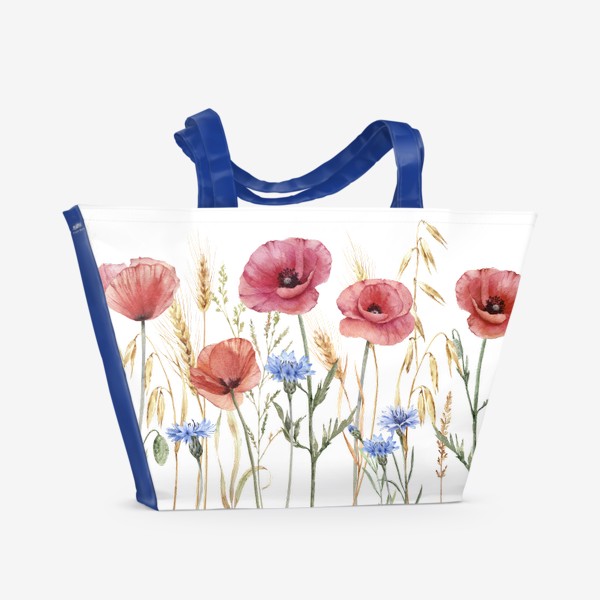 Пляжная сумка «Луговые цветы»