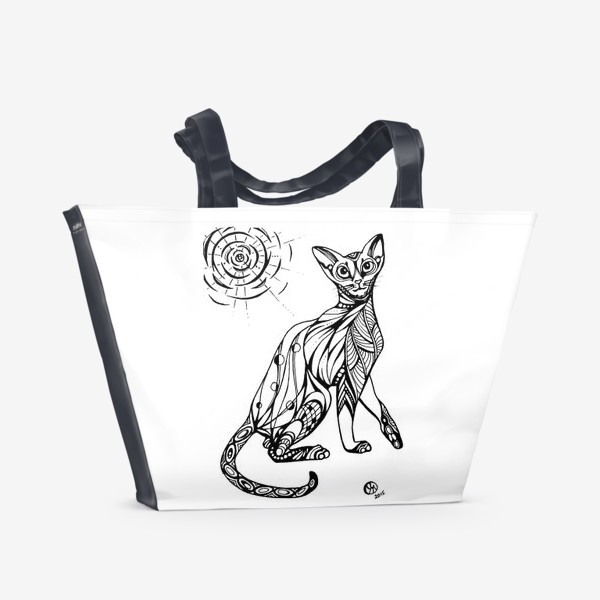 Пляжная сумка «Кошка Абиссинка»