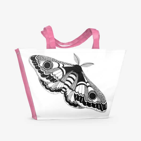 Пляжная сумка «Бабочка ночная»