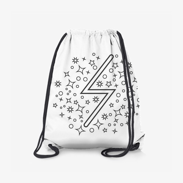 Рюкзак «Магический знак молния и звезды»