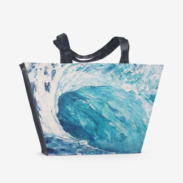 Пляжная сумка «Морская волна. Море. Океан»