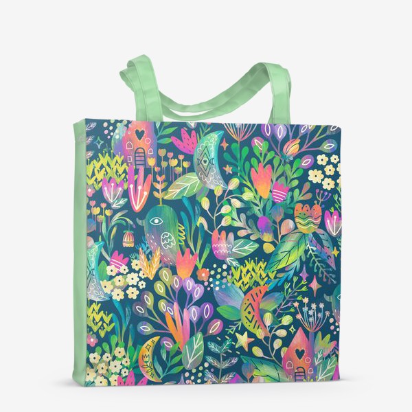 Сумка-шоппер &laquo;Fairy Garden - Floral Pattern&raquo;