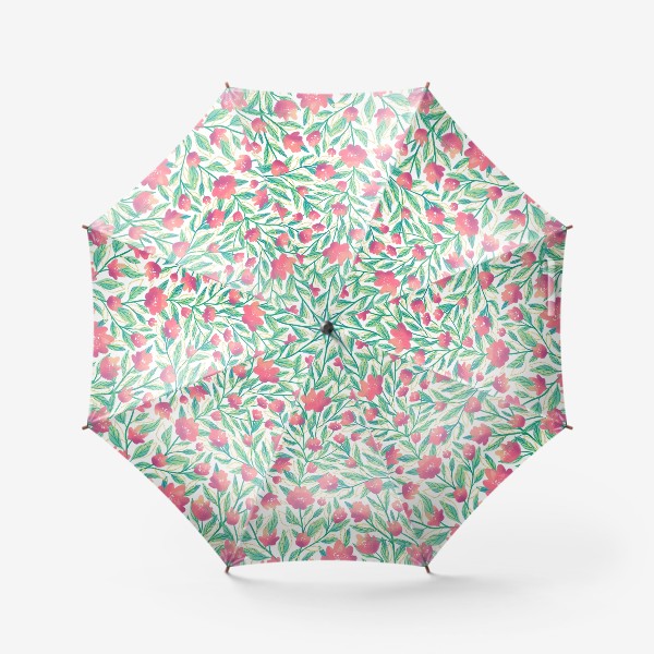 Зонт «Delicate watercolor flowers»
