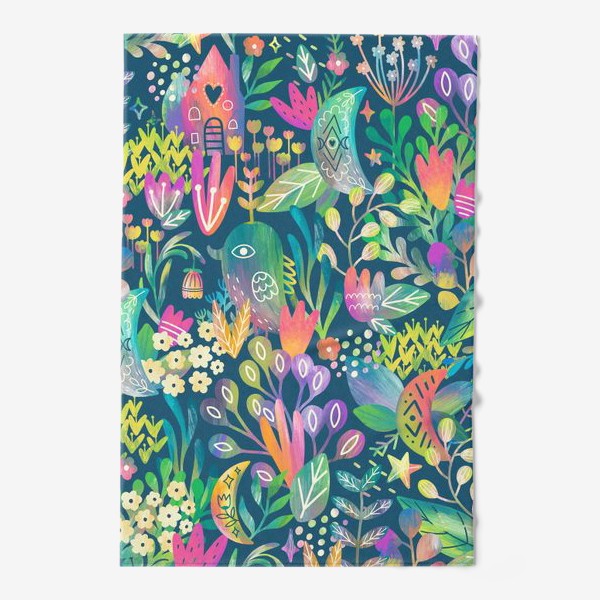 Полотенце «Fairy Garden - Floral Pattern»