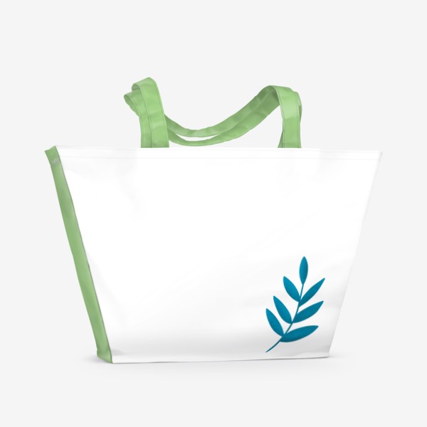 Пляжная сумка «Веточка минимализм »