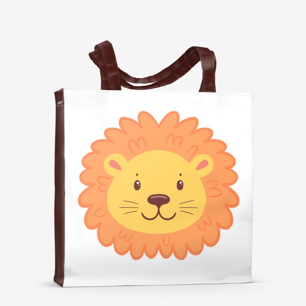 Сумка-шоппер «Милый львенок. Подарок льву. Подарок ребенку»