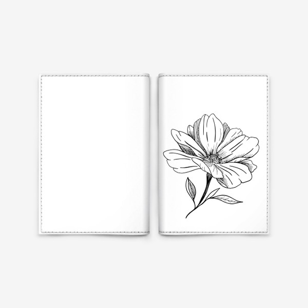Обложка для паспорта «Цветок»