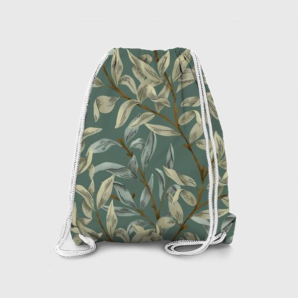 Рюкзак «Floral Pattern (green)»