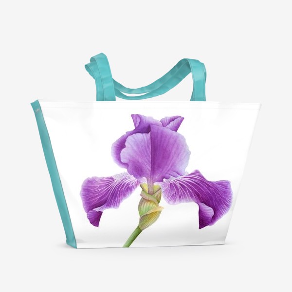 Пляжная сумка «Фиолетовый ирис»