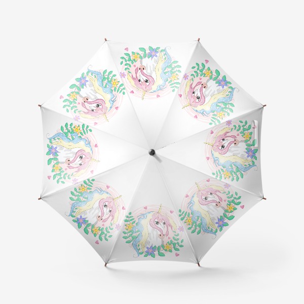Зонт «Волшебный единорог, для девочек»