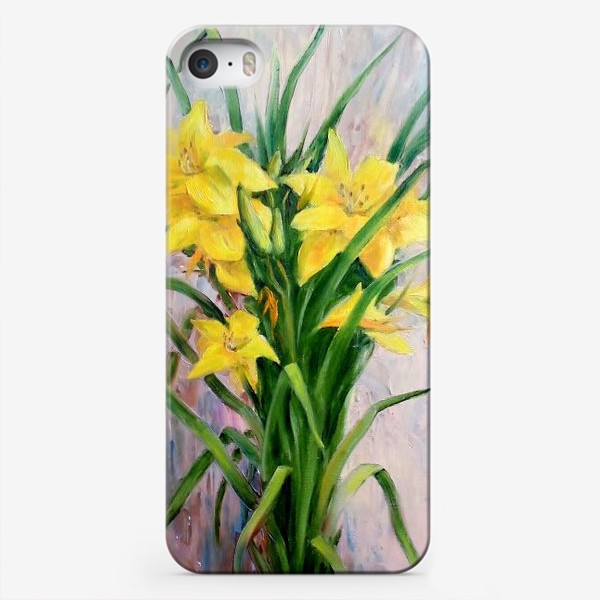 Чехол iPhone «Желтые лилейники»