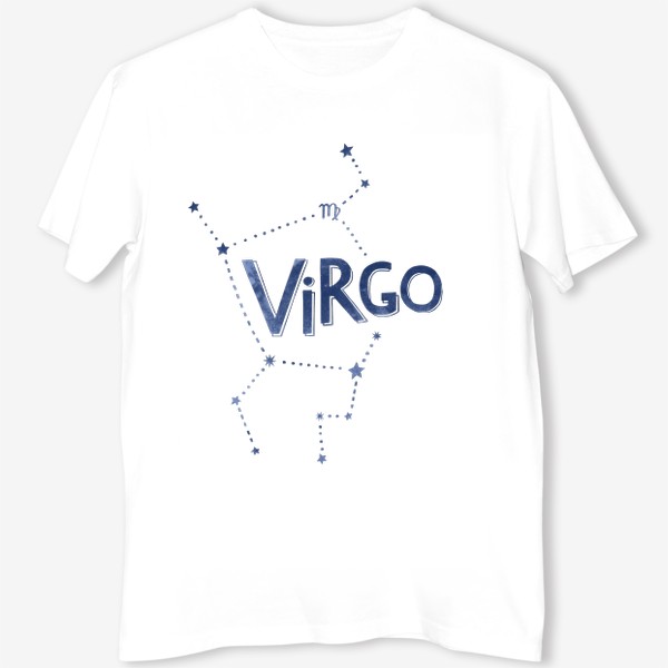 Футболка «Virgo. Леттеринг. Знак зодиака Дева»