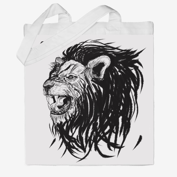 Сумка хб «Не зли Льва»