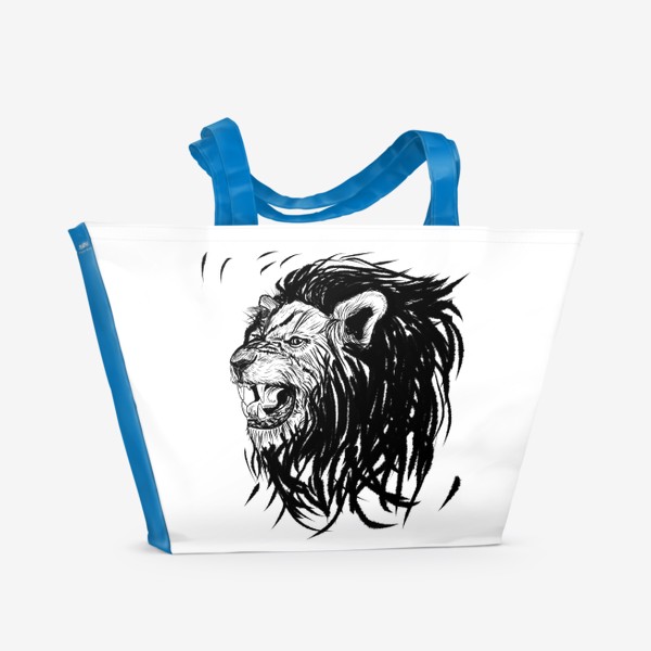 Пляжная сумка «Не зли Льва»