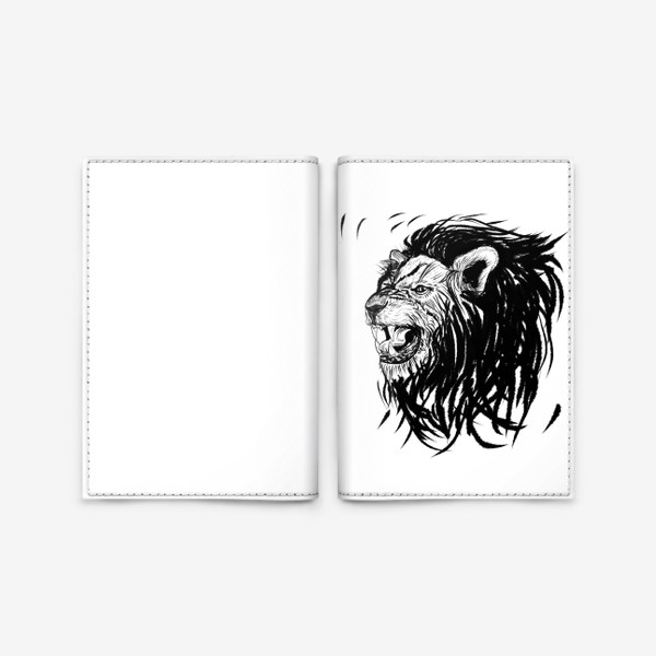 Обложка для паспорта «Не зли Льва»