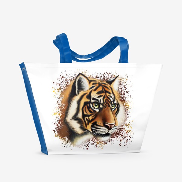 Пляжная сумка «Тигр. Символ 2022 года»