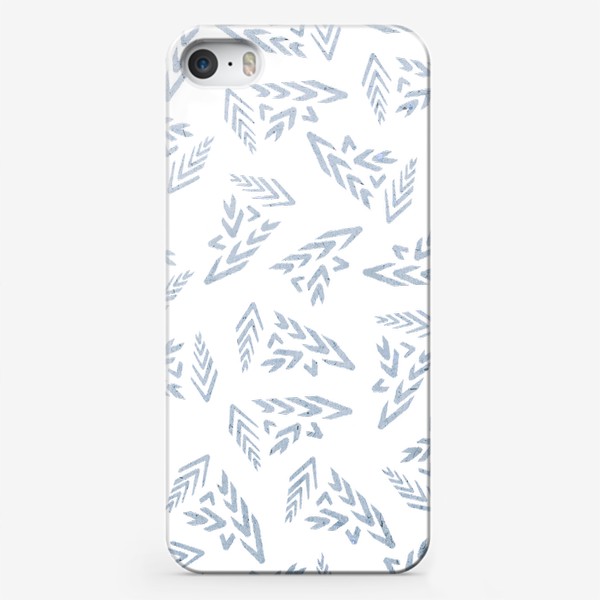 Чехол iPhone «Геометрические листочки»