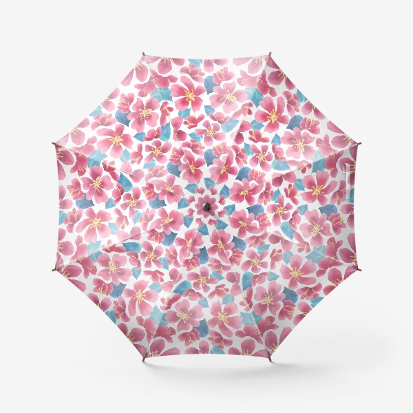 Зонт «Цветение сакуры 2 паттерн»