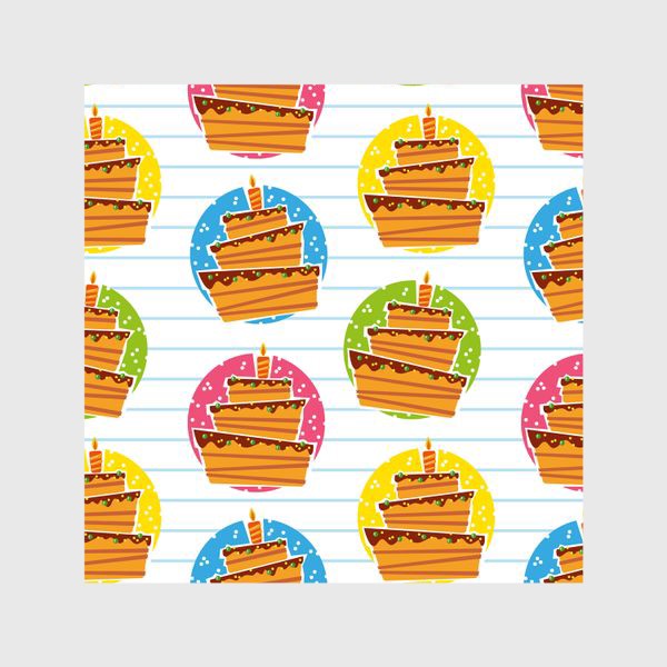Шторы «Торты на веселый день рождения!»