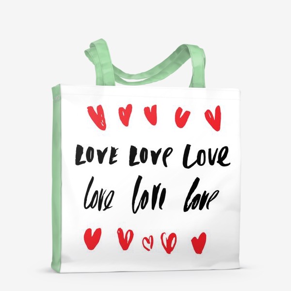 Сумка-шоппер &laquo;Love LOVE love&raquo;