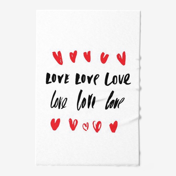 Полотенце &laquo;Love LOVE love&raquo;