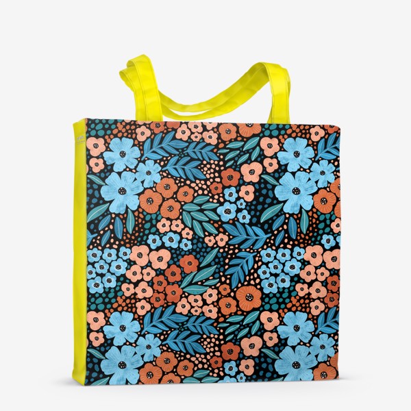 Сумка-шоппер «Цветы абстрактные»