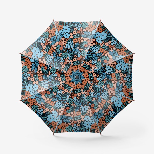 Зонт «Цветы абстрактные»