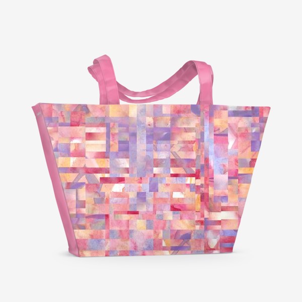 Пляжная сумка «Абстракция. Мозаичная композиция.»