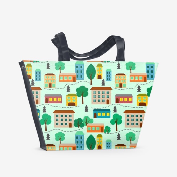 Пляжная сумка «Городской пейзаж»