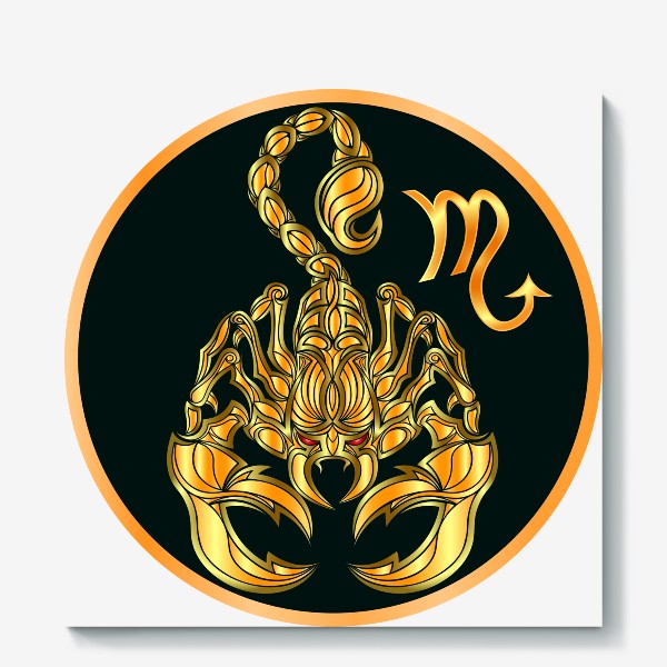 Холст «Золотой Скорпион»