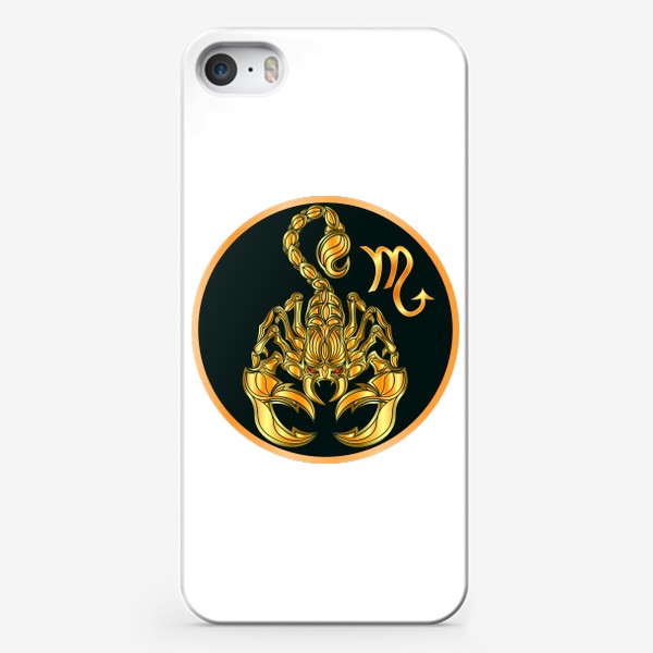 Чехол iPhone «Золотой Скорпион»