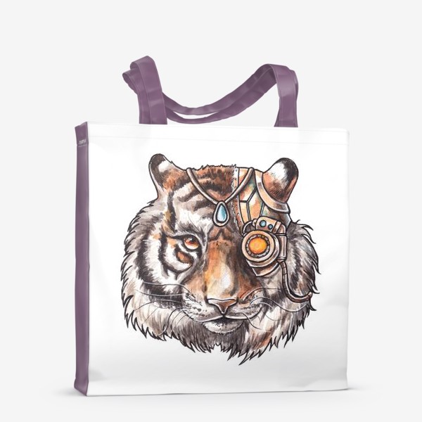 Сумка-шоппер «Стимпанк тигр»