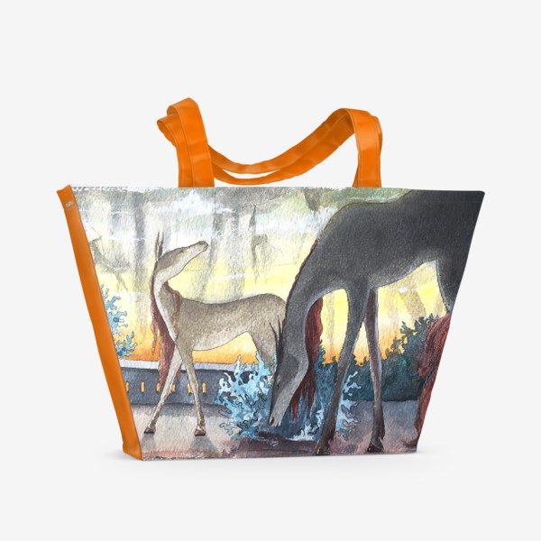 Пляжная сумка «Фантастические животные»