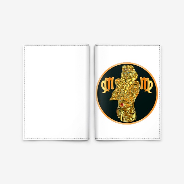Обложка для паспорта &laquo;Золотая ДЕВА&raquo;
