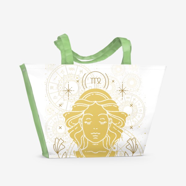 Пляжная сумка «Знак зодиака Дева2»