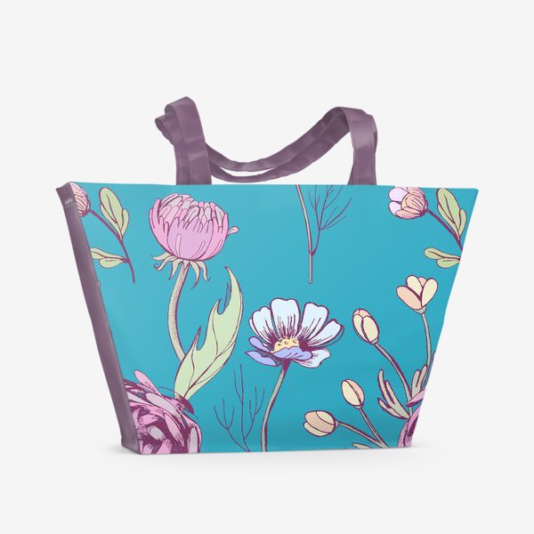 Пляжная сумка «Осенний сад»