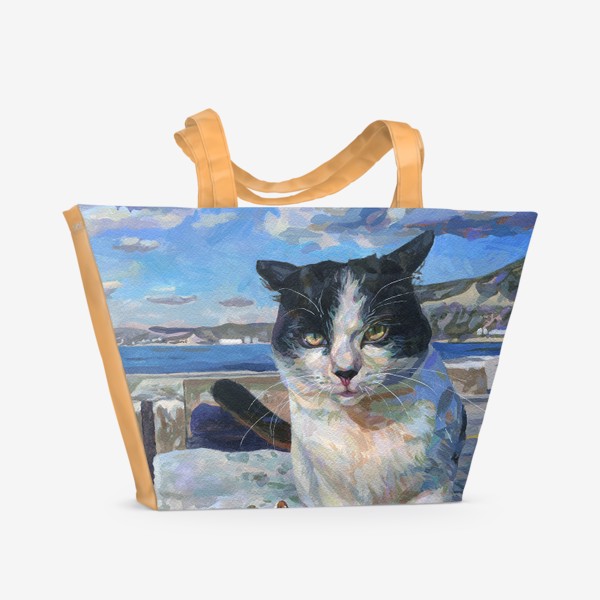 Пляжная сумка «Marine cat»