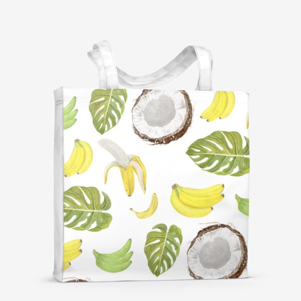 Сумка-шоппер «Бананы, кокосы»