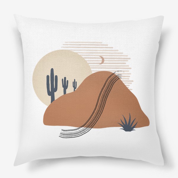 Подушка «Пустыня абстракция»