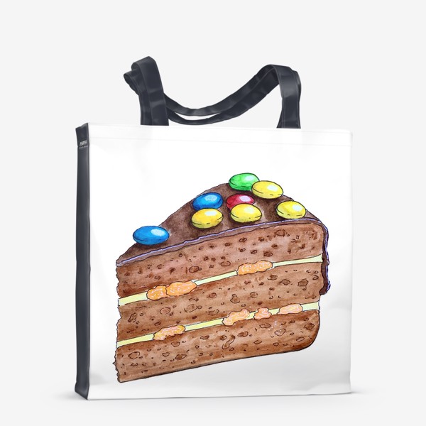 Сумка-шоппер «Тортик с M&M’s»