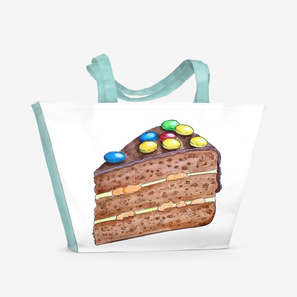 Пляжная сумка «Тортик с M&M’s»