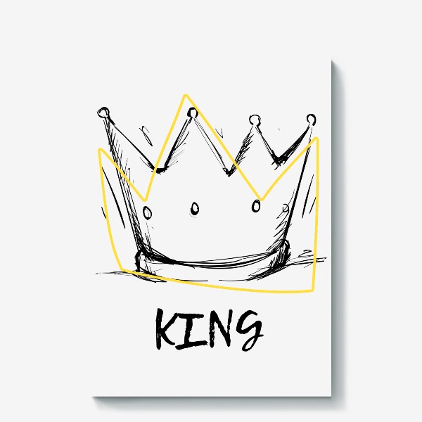Холст «KING/Король»