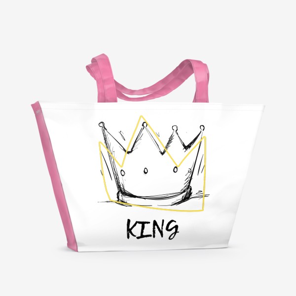 Пляжная сумка «KING/Король»