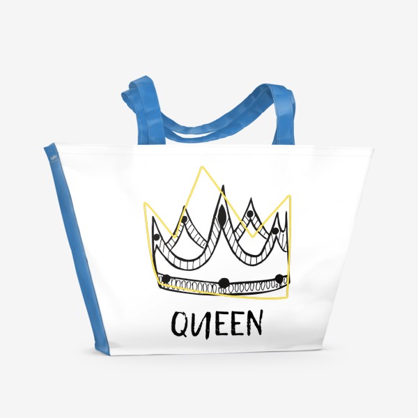 Пляжная сумка «QUEEN/Королева»
