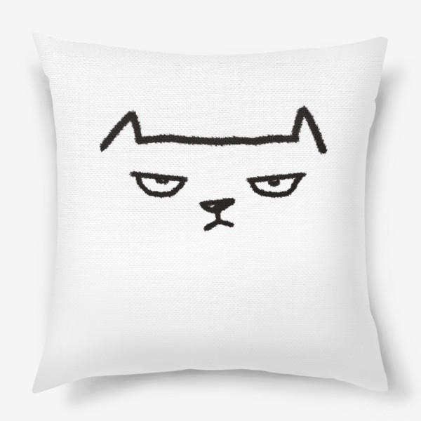 Подушка «Кот недовольный»
